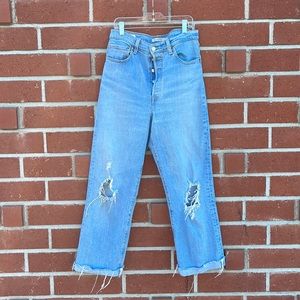 Levi's Ribcage Straight Ankle Jeans